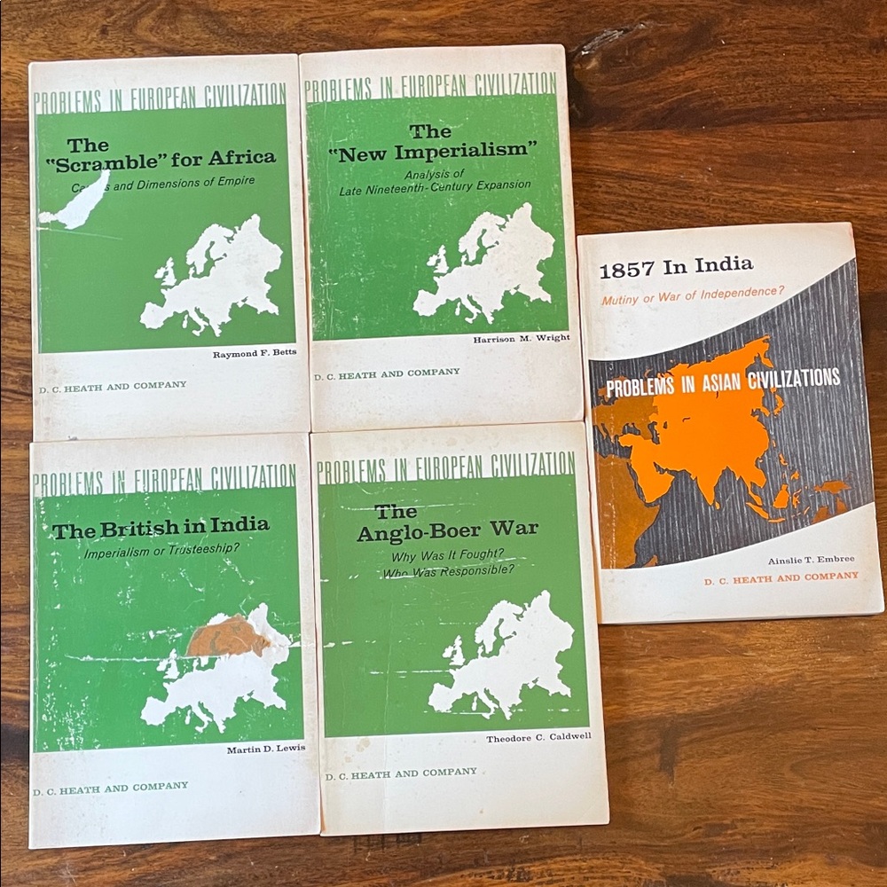 5 Problems in European / Asian Civilization published by DC Heath & Company